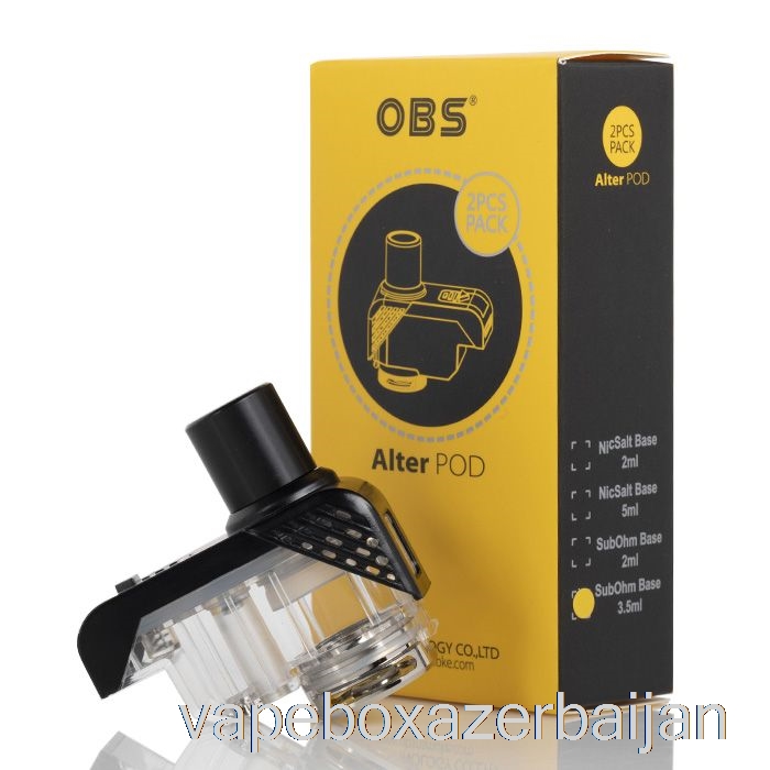 Vape Smoke OBS ALTER Replacement Pods 3.5ml Refillable Pod